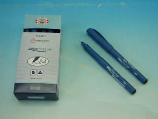 Popisovac fine liner 7221 cerny 0,3